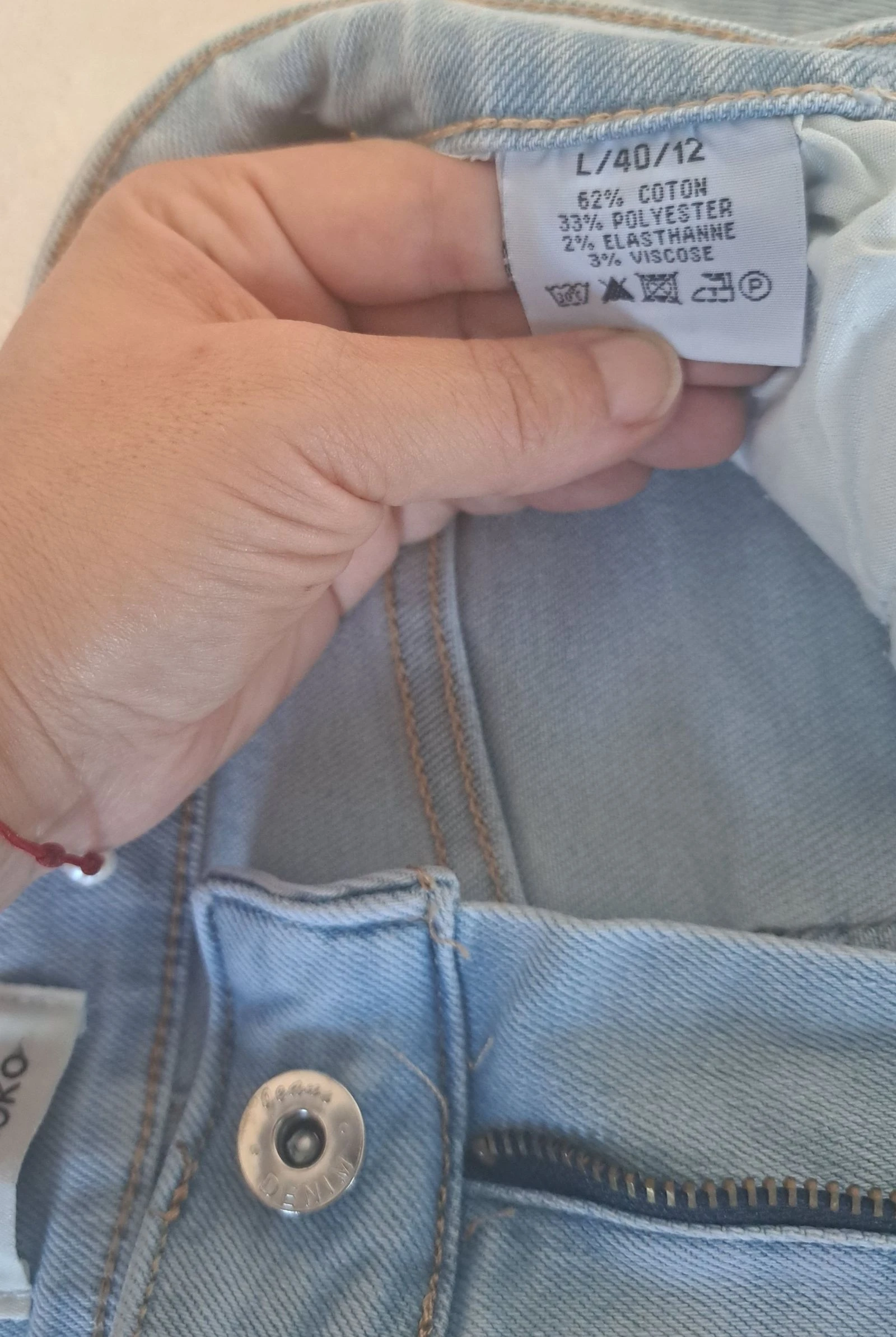 Premium Wide-Leg Jeans • High Waist • Size 40 • Trendy Fit – photo 5
